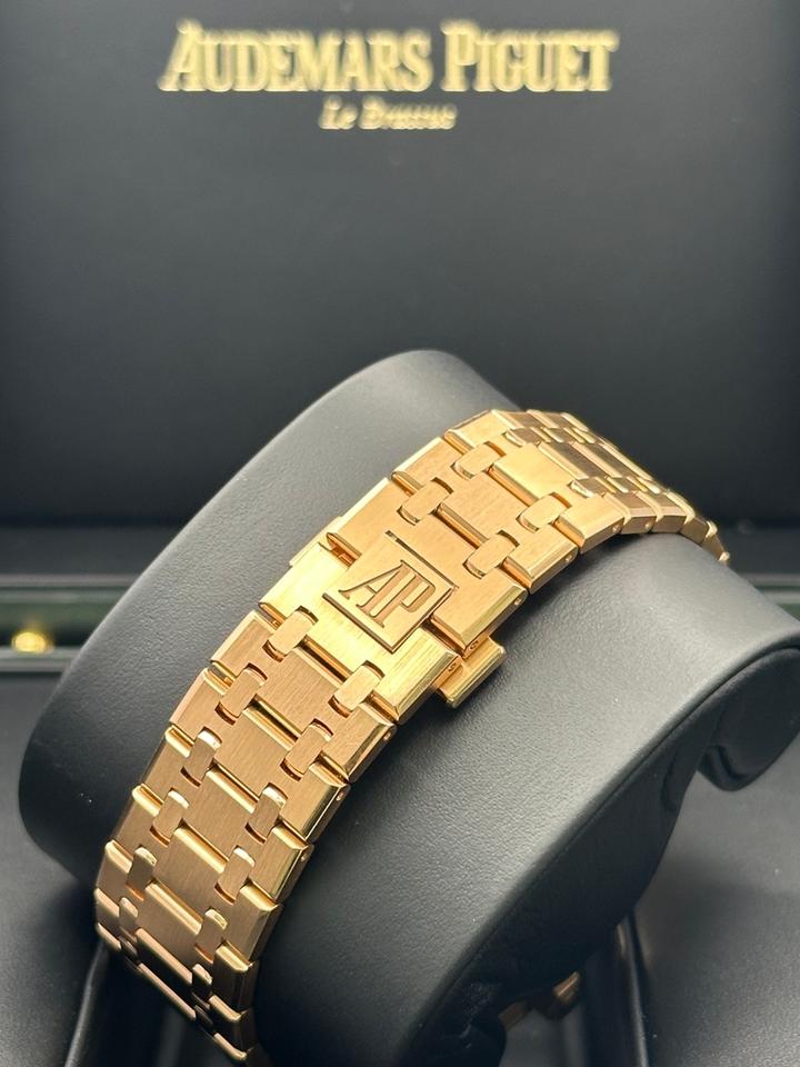 Audemars Piguet Royal Oak Selfwinding Blue Dial Rose Gold — photo 7