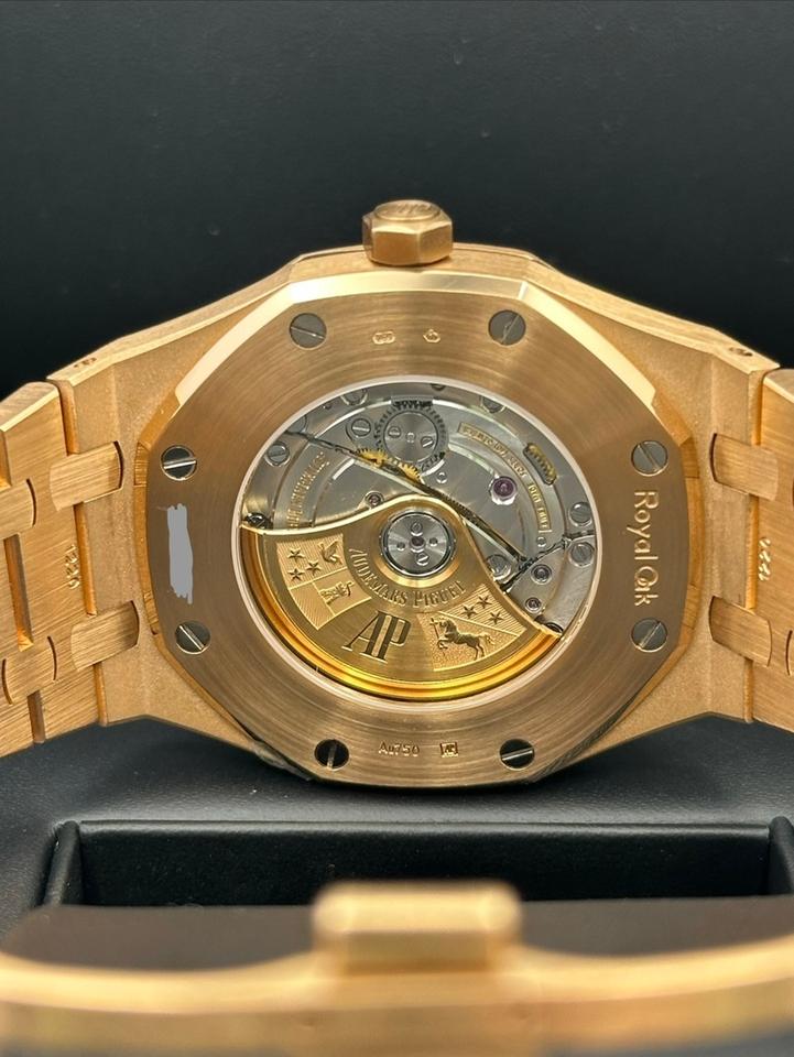 Audemars Piguet Royal Oak Selfwinding Blue Dial Rose Gold — photo 8