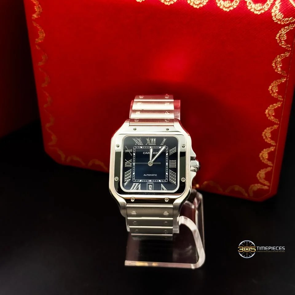 Cartier Santos De Cartier Full Set 1yr Exclusive Warranty