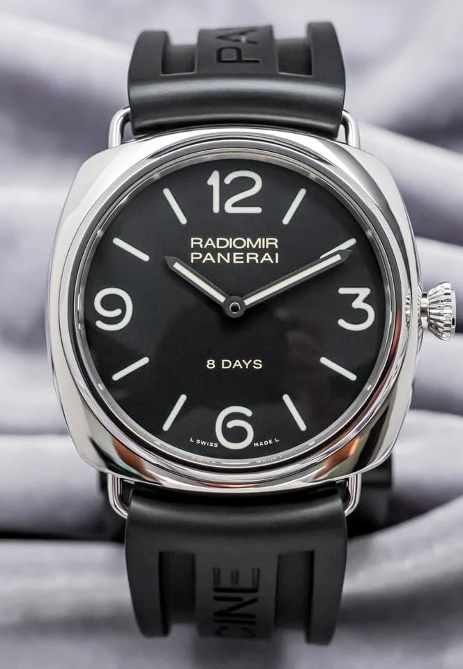Panerai Radiomir 8 Days 610 Radiomir 8 Days 45 mm Papers Black Dial Manual-Wind Rubber PAM00610 PAM610 PAM — photo 2
