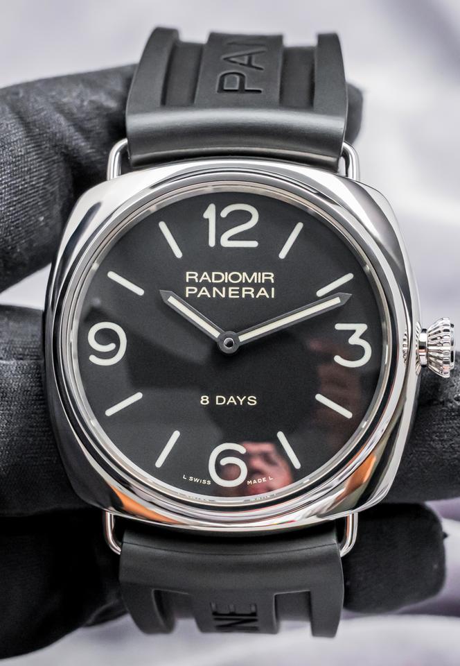 Panerai Radiomir 8 Days 610 Radiomir 8 Days 45 mm Papers Black Dial Manual-Wind Rubber PAM00610 PAM610 PAM — photo 3