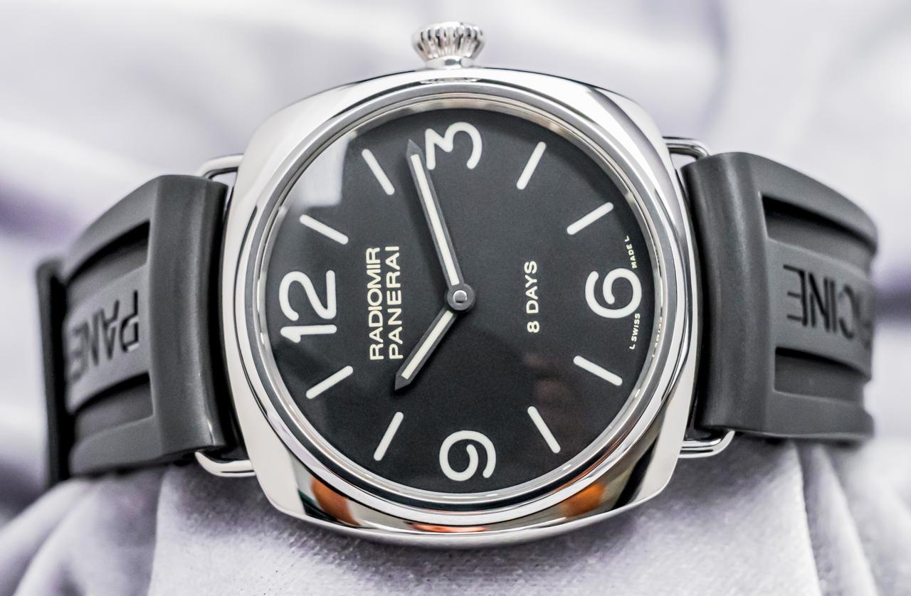 Panerai Radiomir 8 Days 610 Radiomir 8 Days 45 mm Papers Black Dial Manual-Wind Rubber PAM00610 PAM610 PAM — photo 6