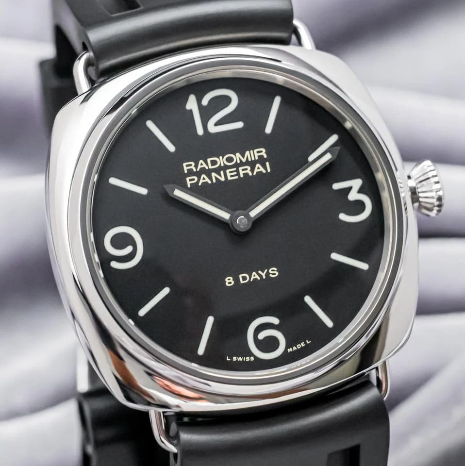 Panerai Radiomir 8 Days 610 Radiomir 8 Days 45 mm Papers Black Dial Manual-Wind Rubber PAM00610 PAM610 PAM — photo 8