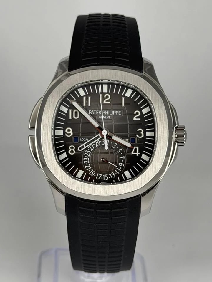 Patek Philippe Aquanaut Travel Time Full Set GMT Black Dial 2021 Service — photo 5