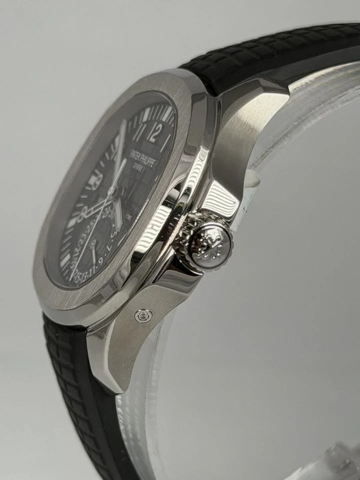 Patek Philippe Aquanaut Travel Time Full Set GMT Black Dial 2021 Service — photo 6