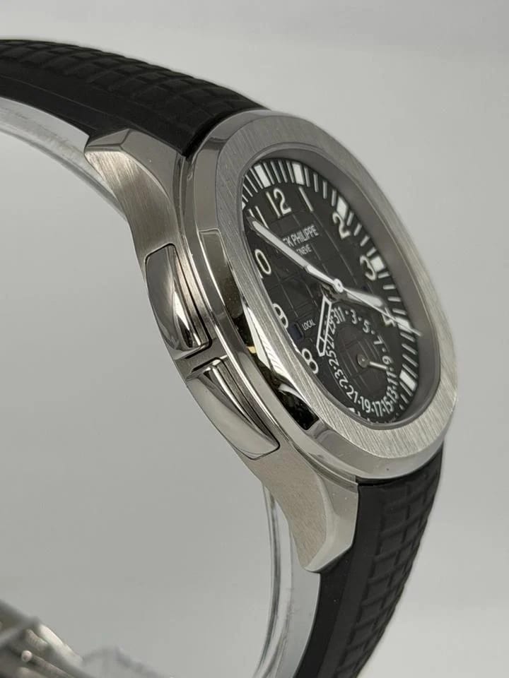 Patek Philippe Aquanaut Travel Time Full Set GMT Black Dial 2021 Service — photo 7