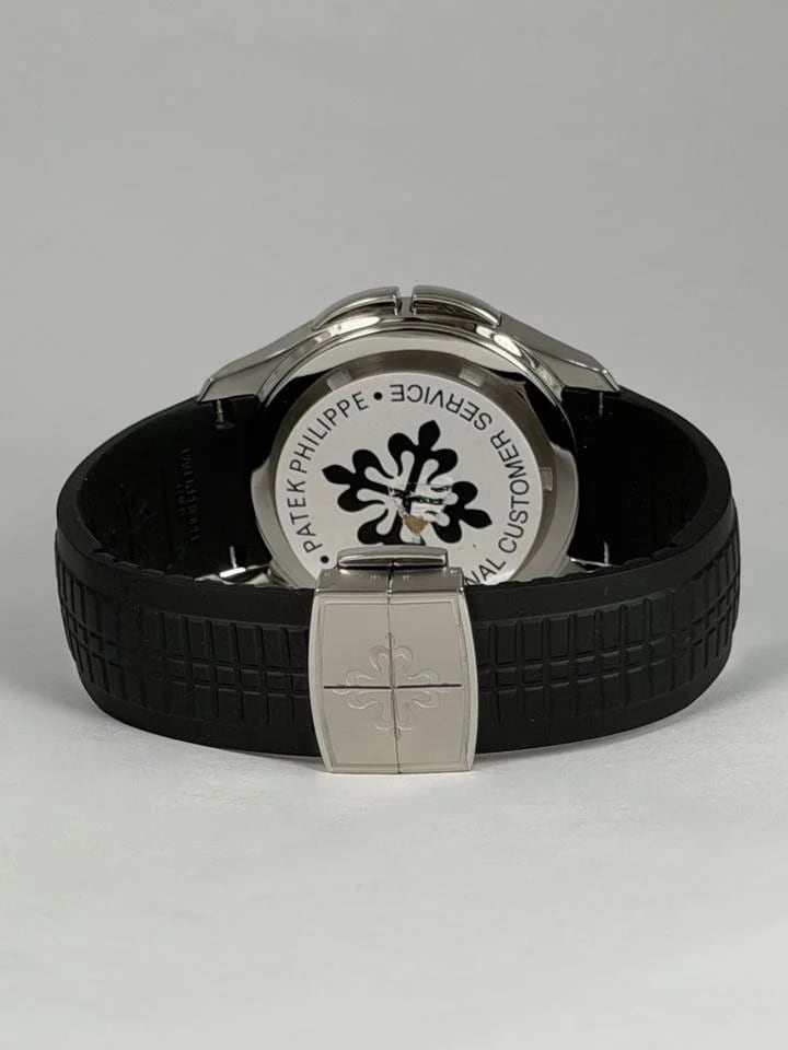 Patek Philippe Aquanaut Travel Time Full Set GMT Black Dial 2021 Service — photo 11