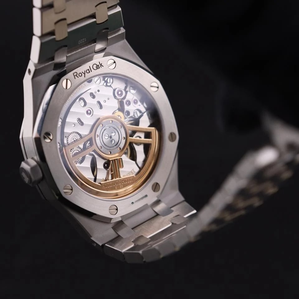 Audemars Piguet Royal Oak Grey Rhodium Dial 15500ST Like New Full Set — photo 9