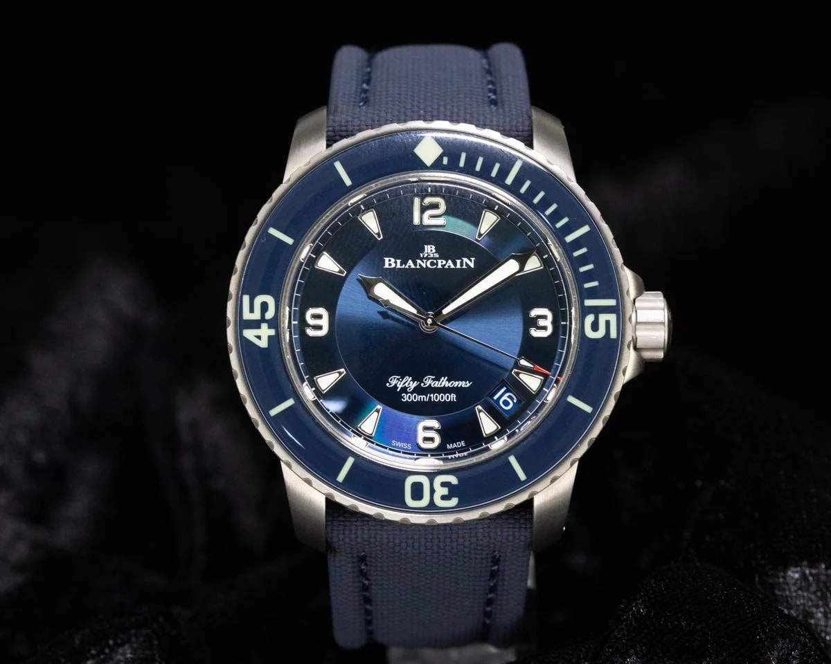 Blancpain Fifty Fathoms Automatique | Blue Sunburst Dial Ref. 5015-12B40-052A | 45mm | Approx. 2024 | Complete Set
