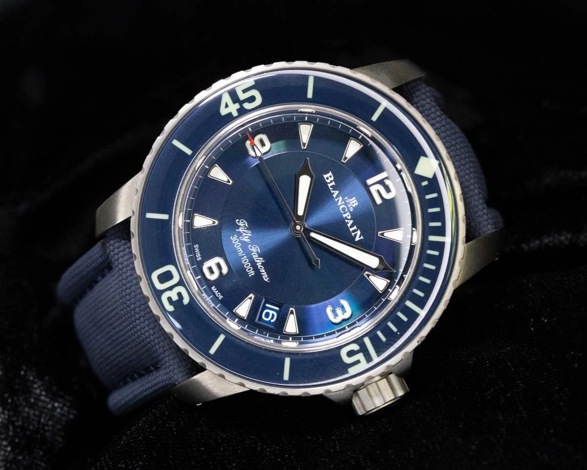 Blancpain Fifty Fathoms Automatique | Blue Sunburst Dial Ref. 5015-12B40-052A | 45mm | Approx. 2024 | Complete Set — photo 6