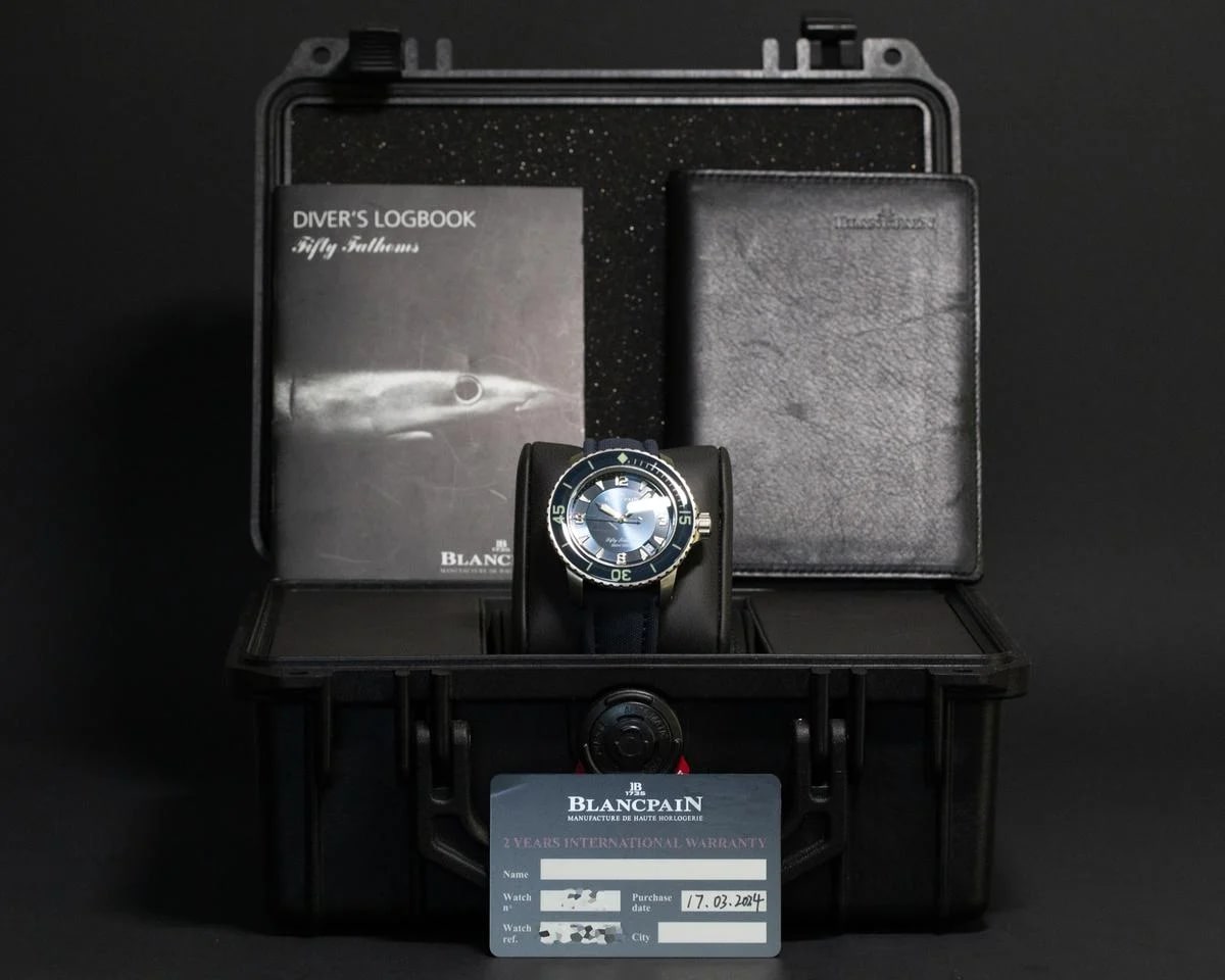Blancpain Fifty Fathoms Automatique | Blue Sunburst Dial Ref. 5015-12B40-052A | 45mm | Approx. 2024 | Complete Set — photo 10