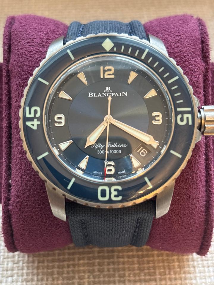 Blancpain Fifty Fathoms Automatique | Blue Sunburst Dial Ref. 5015-12B40-052A | 45mm | Approx. 2024 | Complete Set — photo 11