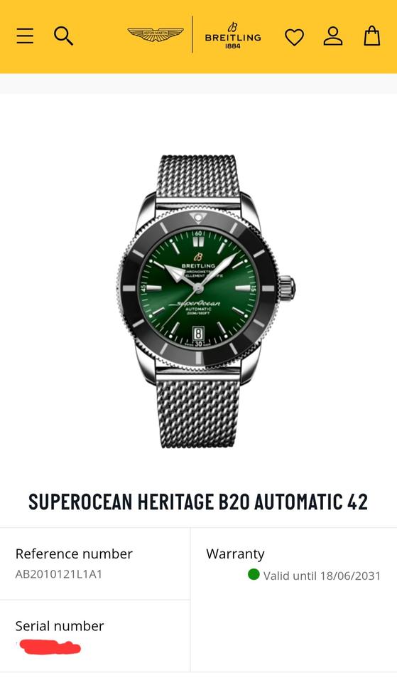 Breitling Superocean Heritage II 42 B20 Under Warranty until 2031 — photo 17