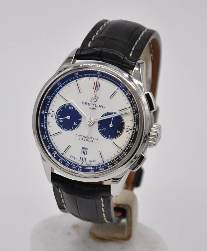 Breitling Premier B01 Chronograph 42 Steel White Black AB0118221G1P1 Automatic — photo 2