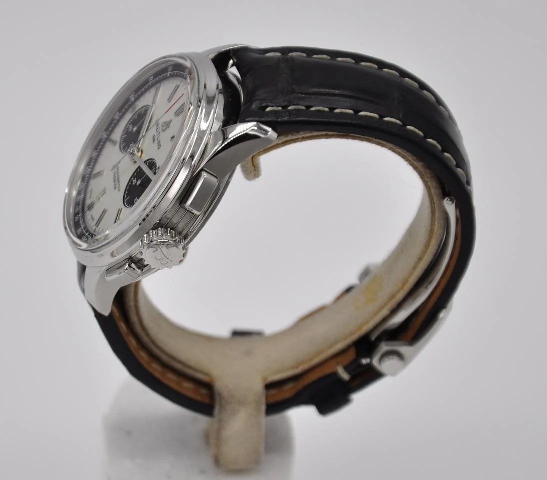 Breitling Premier B01 Chronograph 42 Steel White Black AB0118221G1P1 Automatic — photo 3