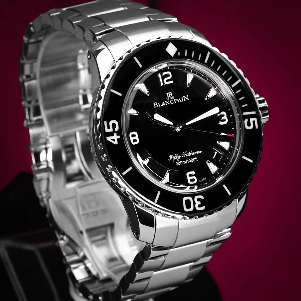 Blancpain Fifty Fathoms 45mm Full Set Stainless Steel Bracelet 2021 Mint — photo 5