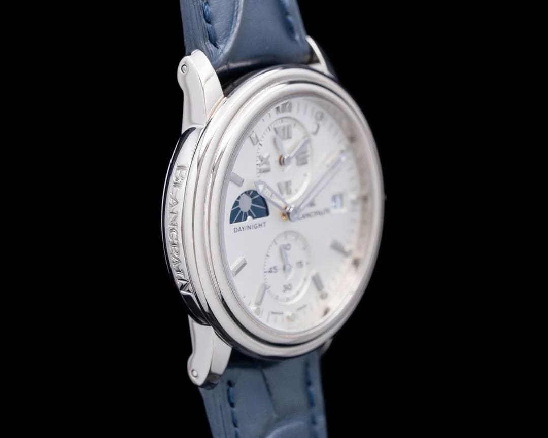 Blancpain Léman 2160 Leman GMT Dual Time Day-Night 18K White Gold Silver Dial LIMITED — photo 2