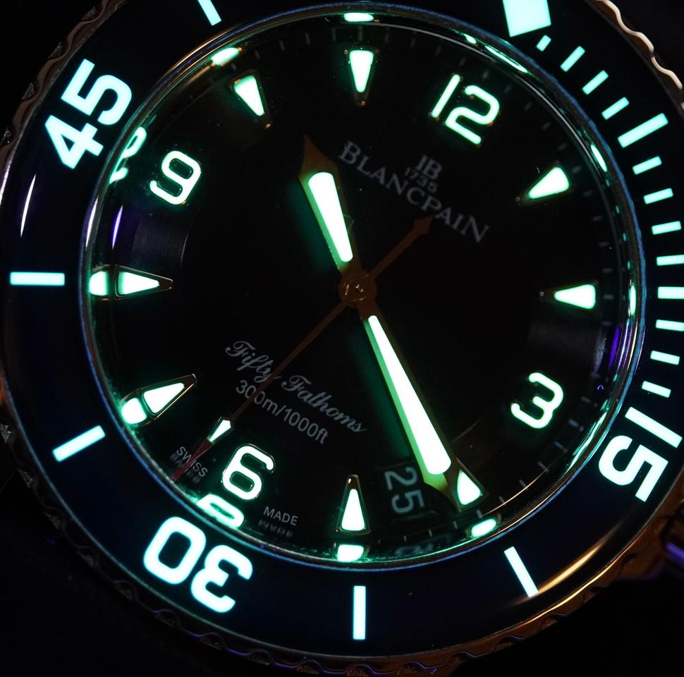 Blancpain Fifty Fathoms 18 k rose-gold dive watch ~45 mm ~130 g solid gold auto — photo 15