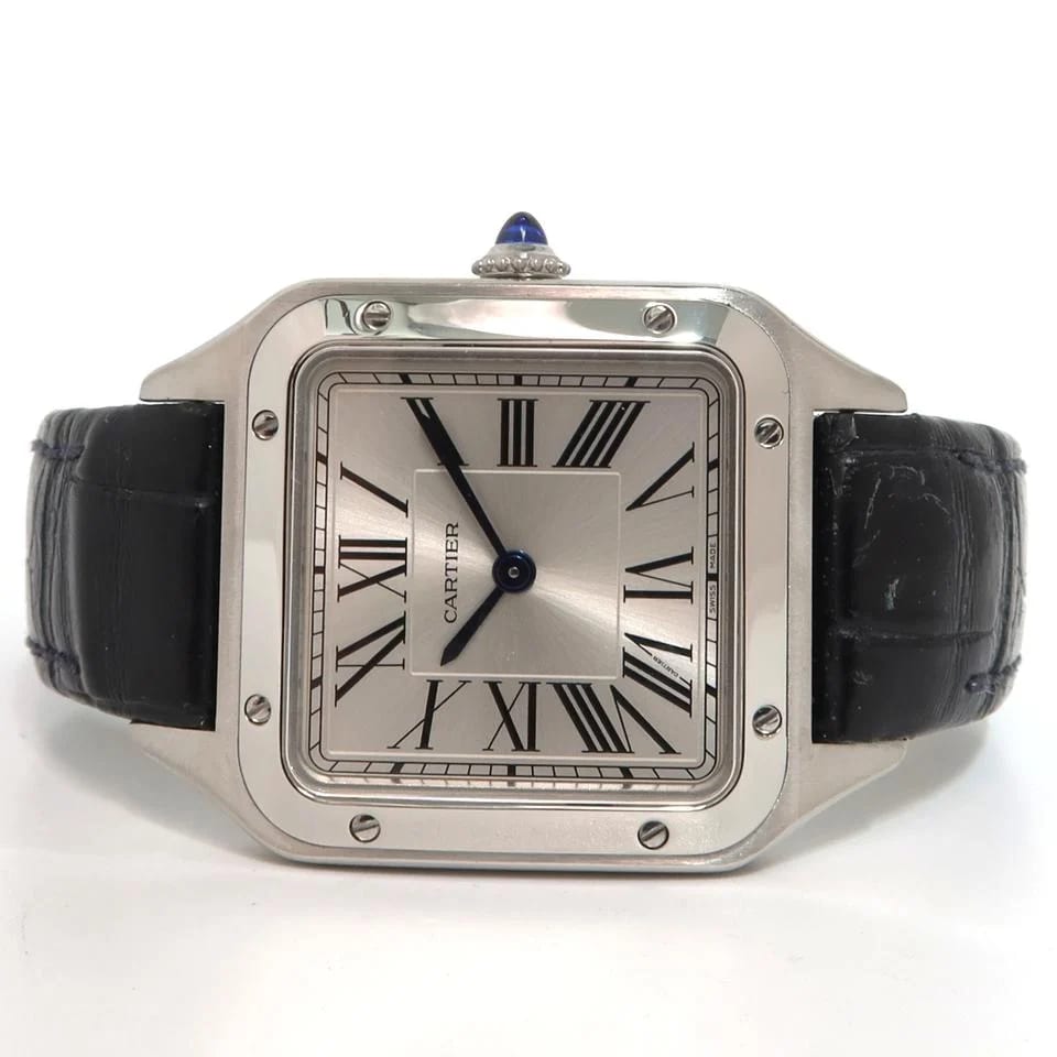 Cartier Santos Dumont Stainless Steel Small 27MM Silver Dial WSSA0023 4242 — photo 2