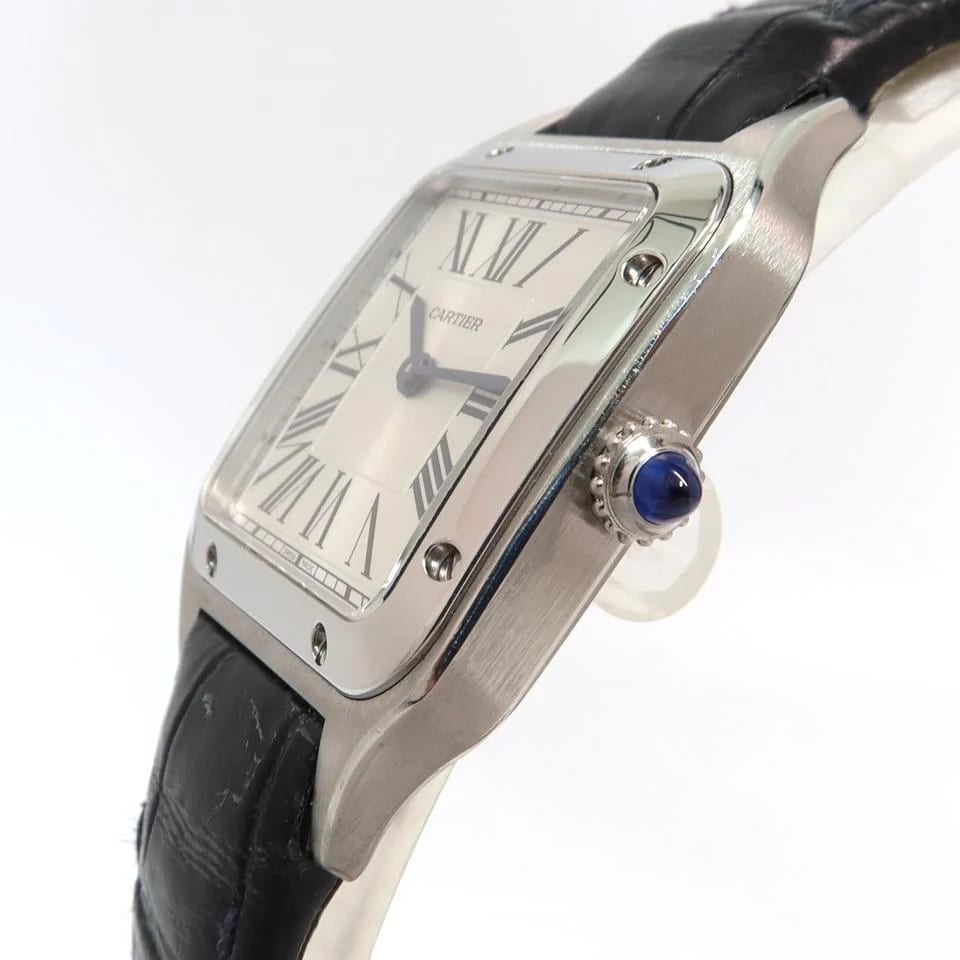 Cartier Santos Dumont Stainless Steel Small 27MM Silver Dial WSSA0023 4242 — photo 8