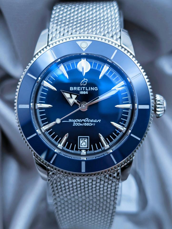 Breitling Superocean 42 Ocean Culture Series B31 Automatic Breitling Super B31 Automatic 42 Blue dial Steel Box & Papers
