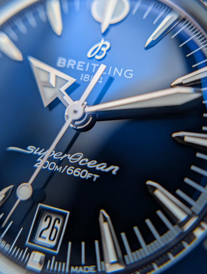 Breitling Superocean 42 Ocean Culture Series B31 Automatic Breitling Super B31 Automatic 42 Blue dial Steel Box &amp; Papers — photo 2