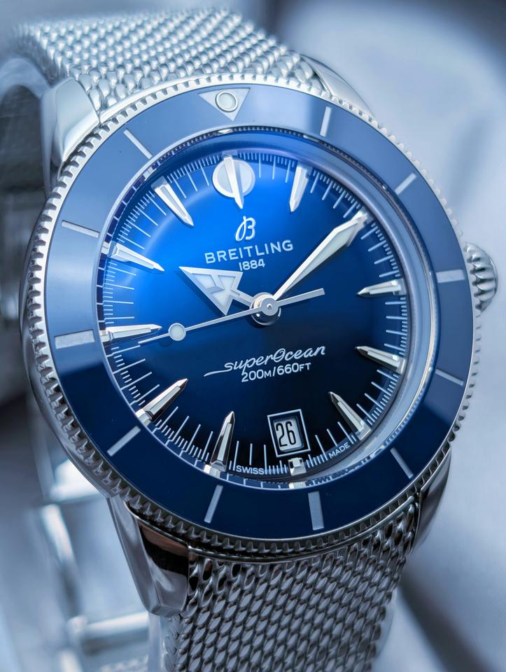 Breitling Superocean 42 Ocean Culture Series B31 Automatic Breitling Super B31 Automatic 42 Blue dial Steel Box &amp; Papers — photo 5