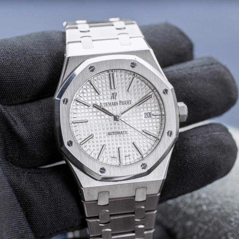 Audemars Piguet Royal Oak Selfwinding White Dial 41mm with Box — photo 3