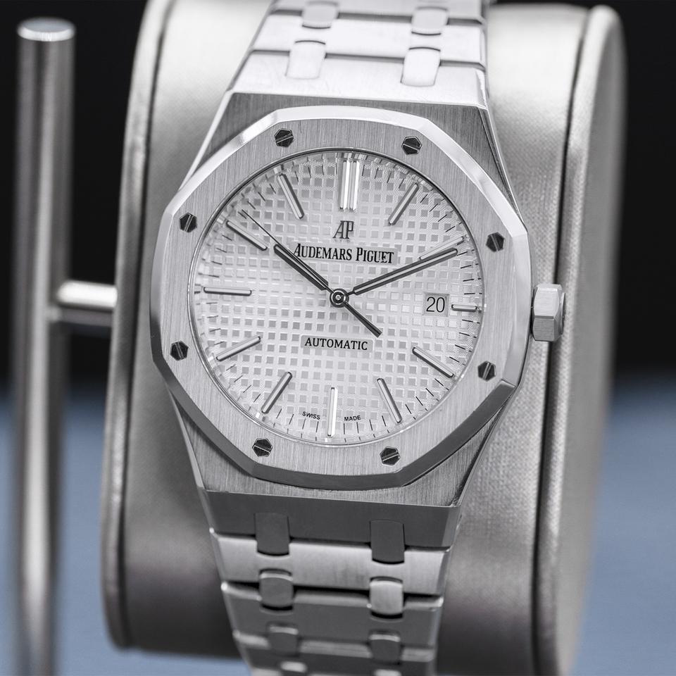 Audemars Piguet Royal Oak Selfwinding White Dial 41mm with Box — photo 8