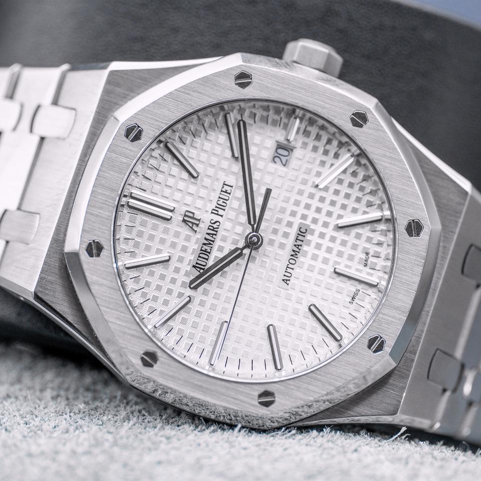 Audemars Piguet Royal Oak Selfwinding White Dial 41mm with Box — photo 11