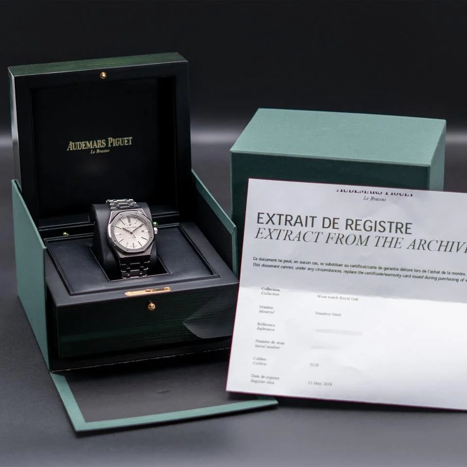 Audemars Piguet Royal Oak Selfwinding White Dial 41mm with Box — photo 12