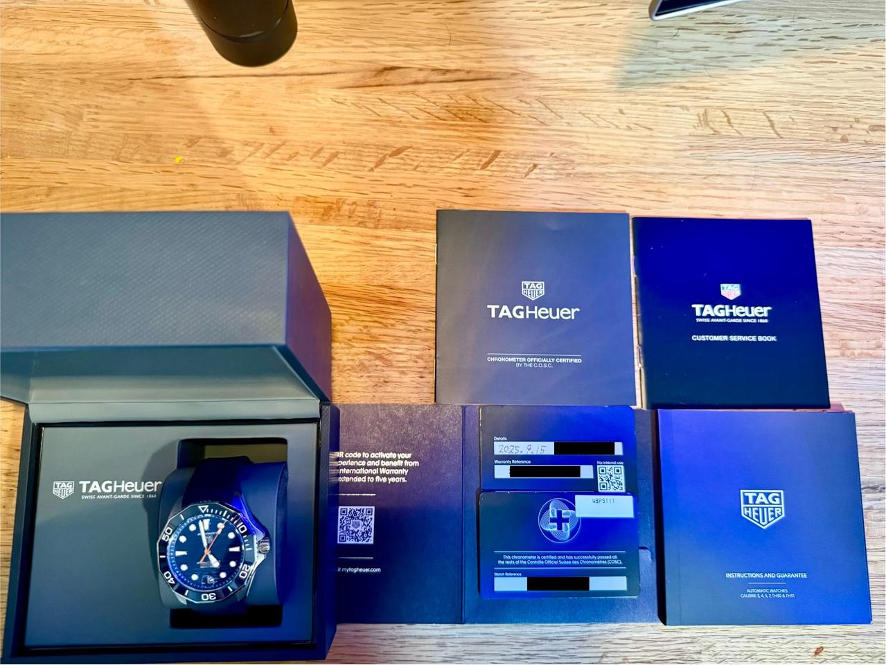TAG Heuer Aquaracer 300M Professional 300 Date Complete set with Warranty — photo 3