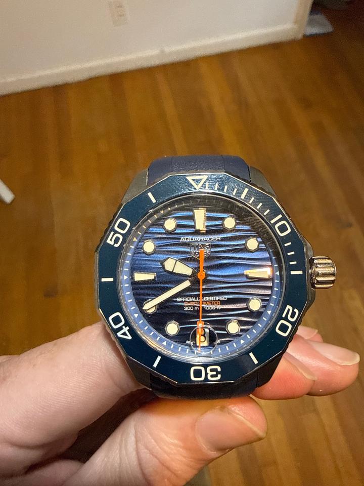TAG Heuer Aquaracer 300M Professional 300 Date Complete set with Warranty — photo 6