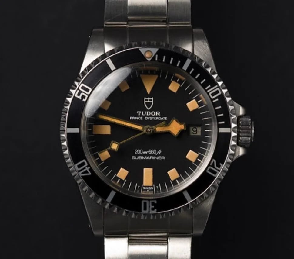 Tudor Submariner Snowflake Unpolished Pumpkin Lume