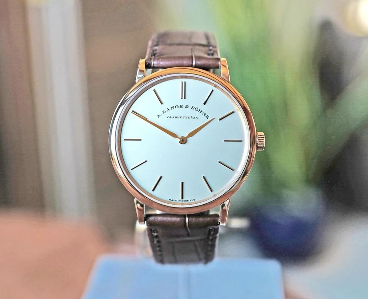 A. Lange &amp; Söhne Saxonia Thin Silver Dial Pink Gold 37mm Ref. 201.033 — photo 2