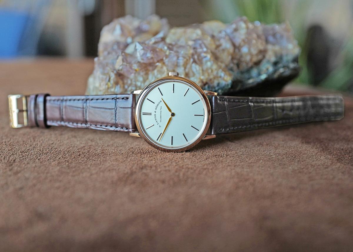 A. Lange &amp; Söhne Saxonia Thin Silver Dial Pink Gold 37mm Ref. 201.033 — photo 3