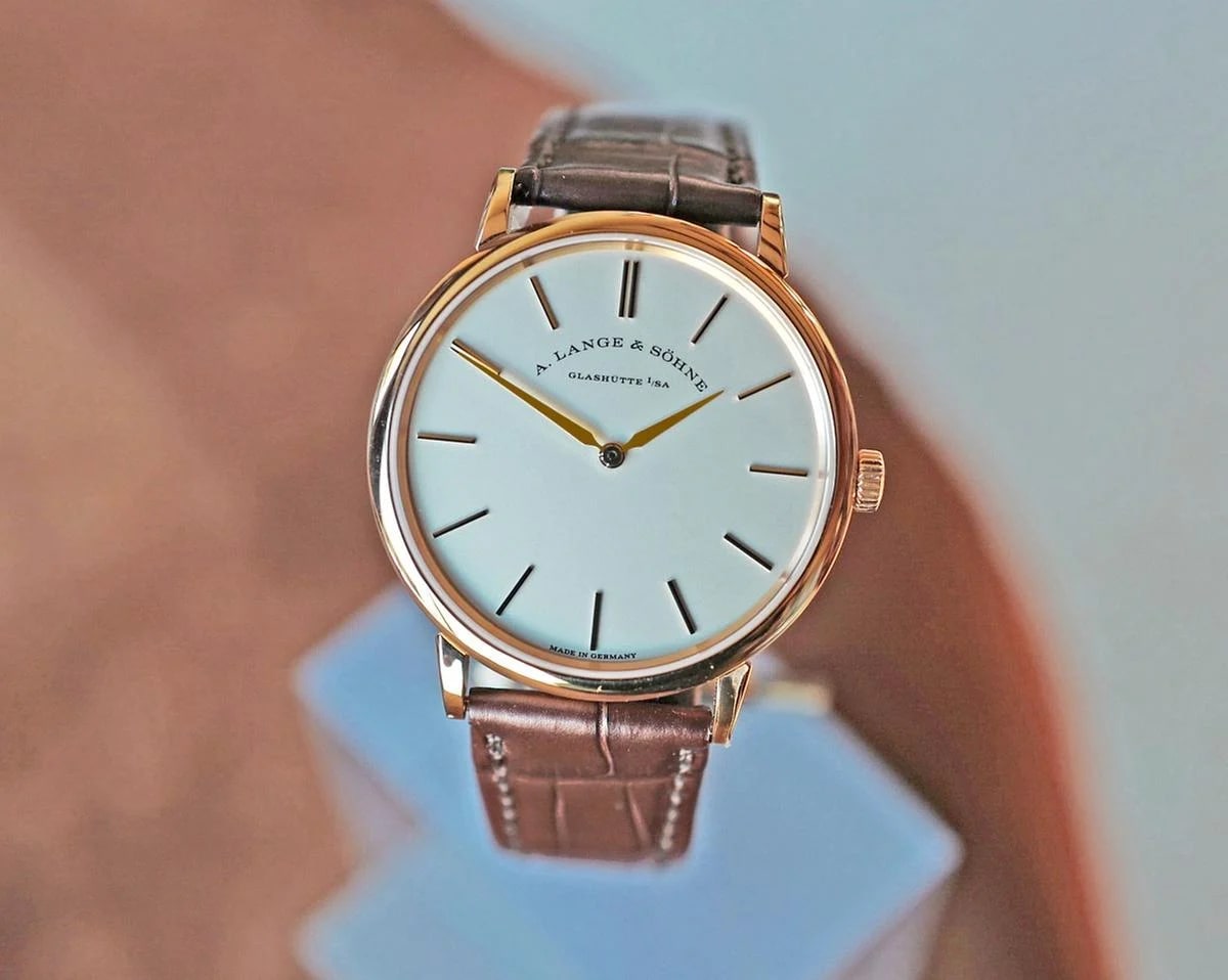 A. Lange &amp; Söhne Saxonia Thin Silver Dial Pink Gold 37mm Ref. 201.033 — photo 10