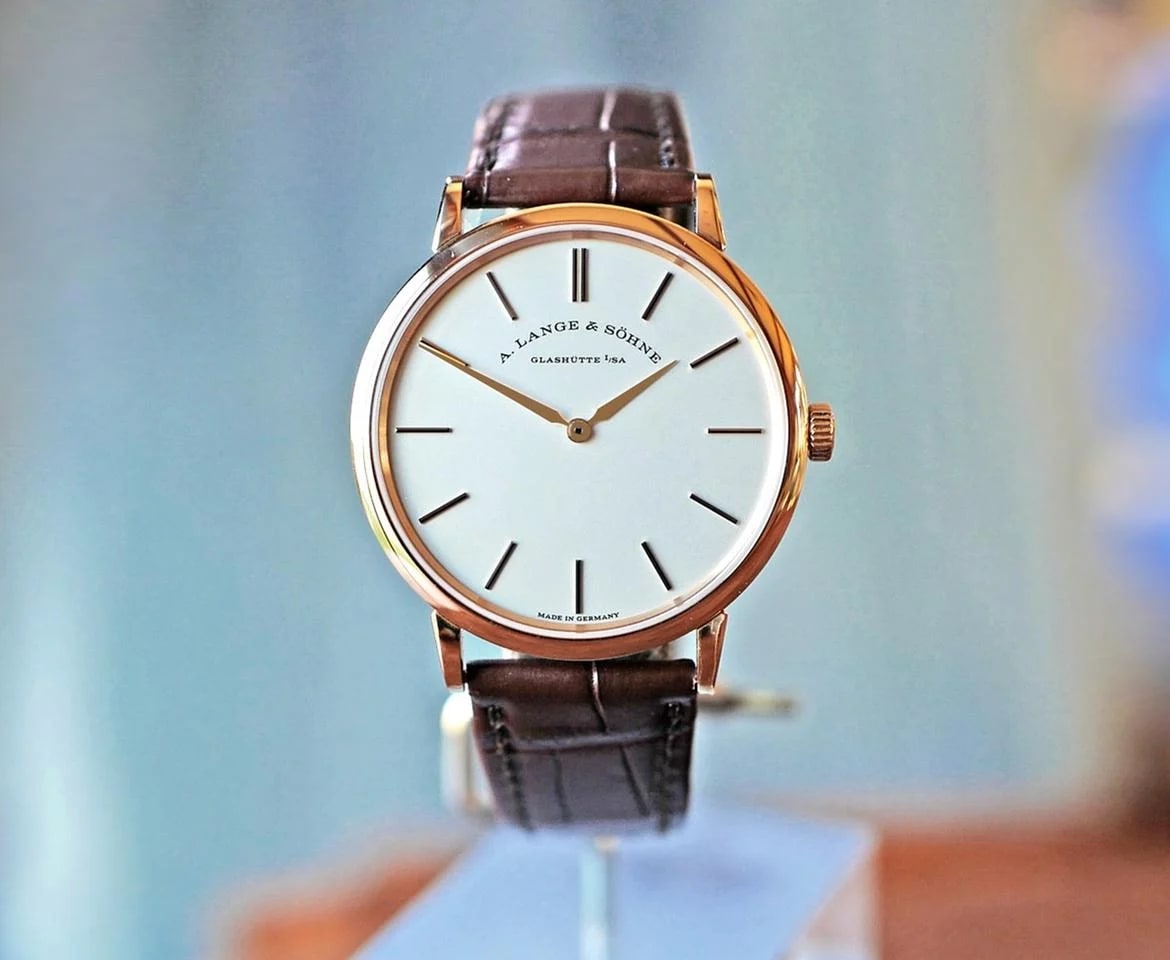 A. Lange &amp; Söhne Saxonia Thin Silver Dial Pink Gold 37mm Ref. 201.033 — photo 11