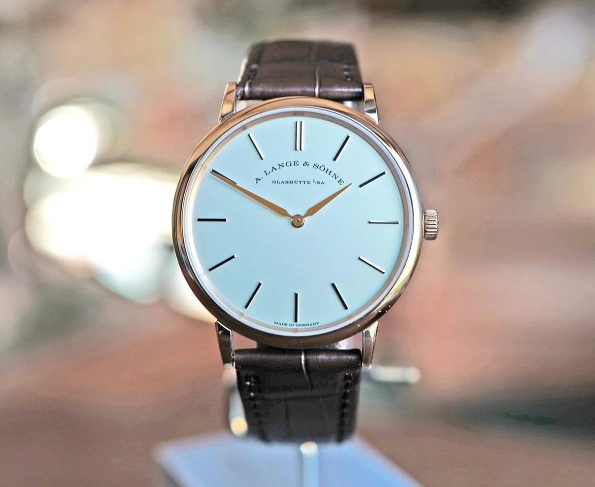 A. Lange &amp; Söhne Saxonia Thin Silver Dial Pink Gold 37mm Ref. 201.033 — photo 13