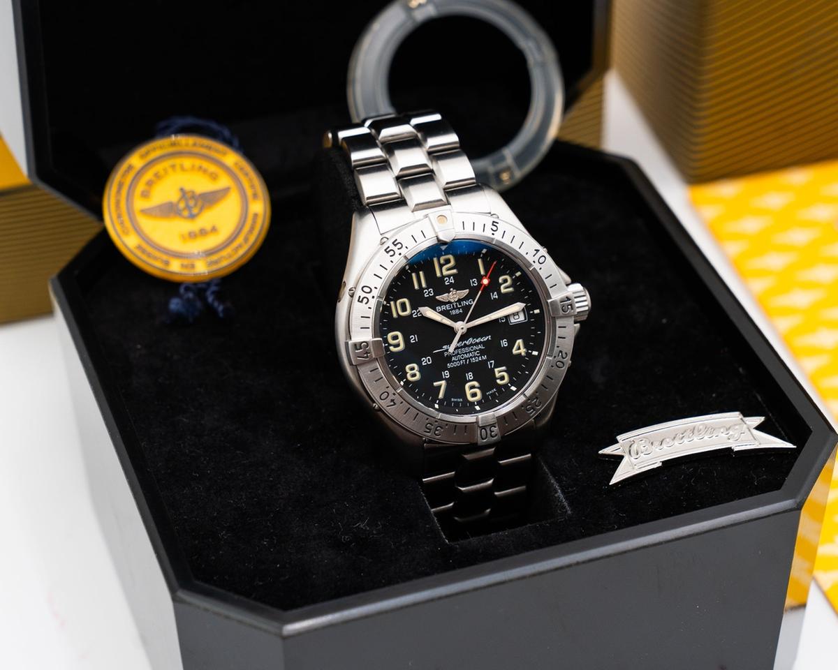 Breitling Superocean UNWORN Breitling Superocean 40mm A17345 Black Dial 2000 — photo 6