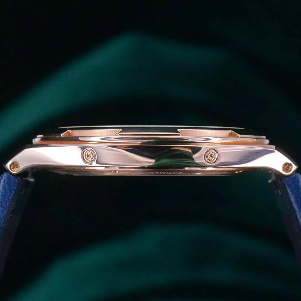Vacheron Constantin Overseas MINT FULL SET Overseas Perpetual Calendar Ultra-Thin Blue Dial 18K Rose Gold Leather 4300V — photo 11