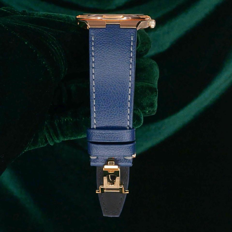 Vacheron Constantin Overseas MINT FULL SET Overseas Perpetual Calendar Ultra-Thin Blue Dial 18K Rose Gold Leather 4300V — photo 13