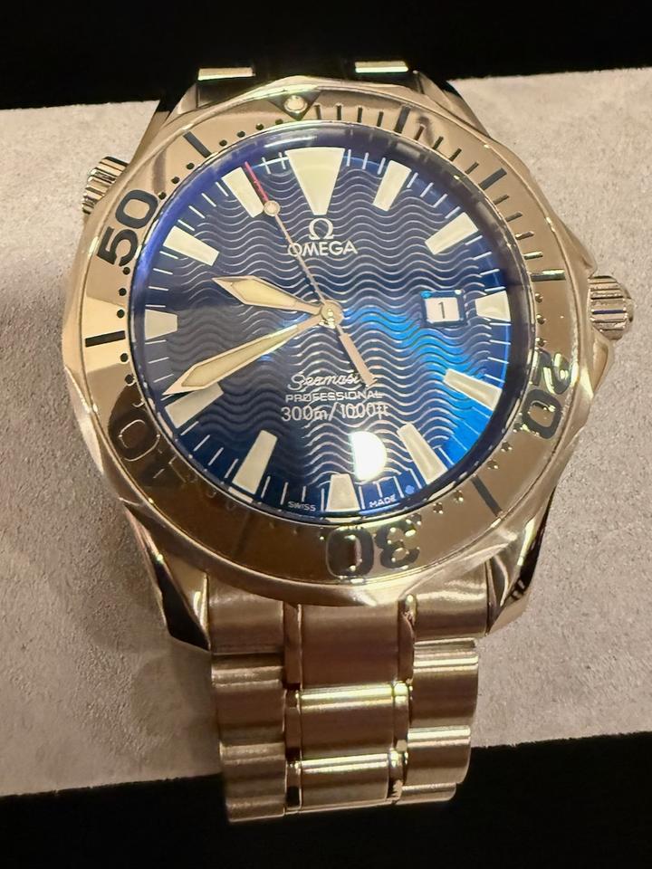 Omega Seamaster Professional 300m Quartz 41mm Electric Blue 2265.80 - Serviced 2 year Omega Warranty — photo 3