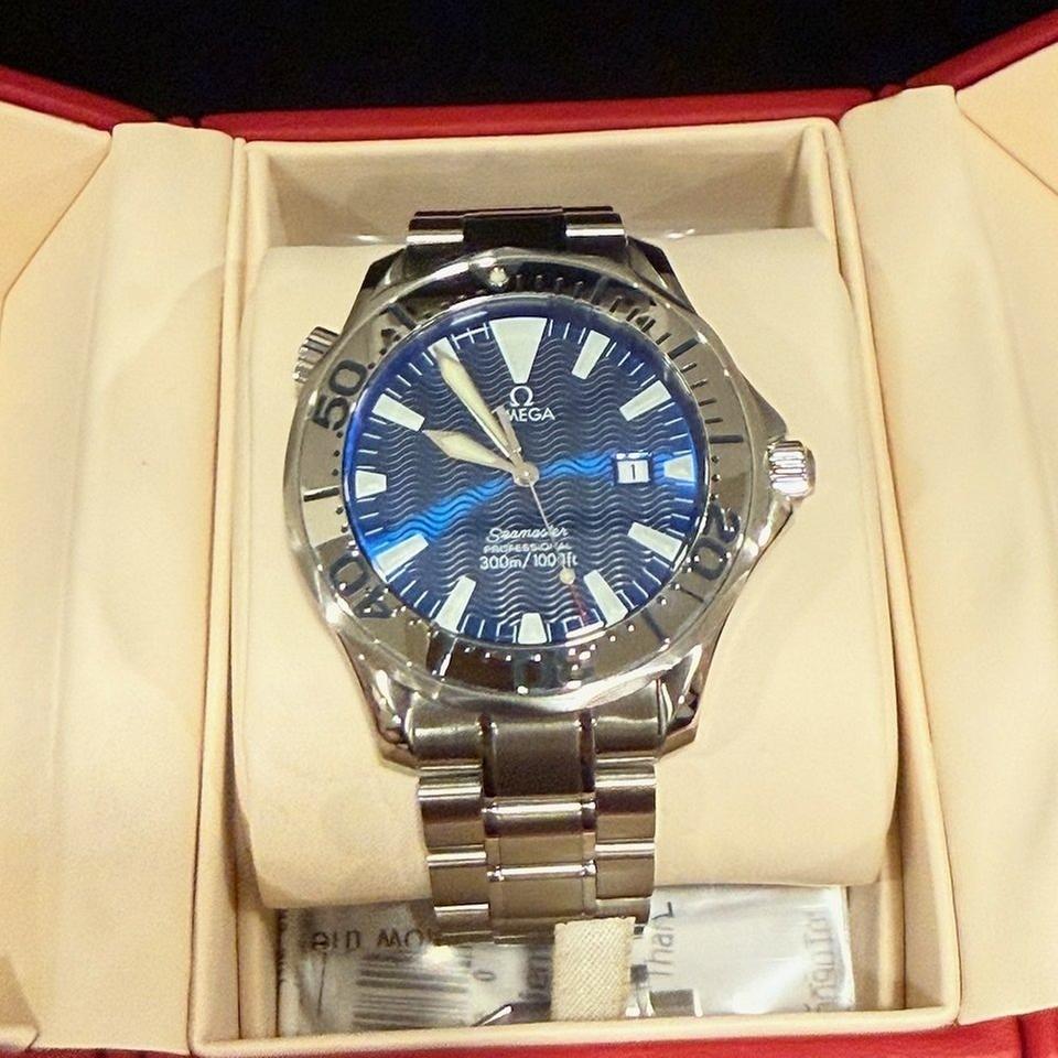 Omega Seamaster Professional 300m Quartz 41mm Electric Blue 2265.80 - Serviced 2 year Omega Warranty — photo 11