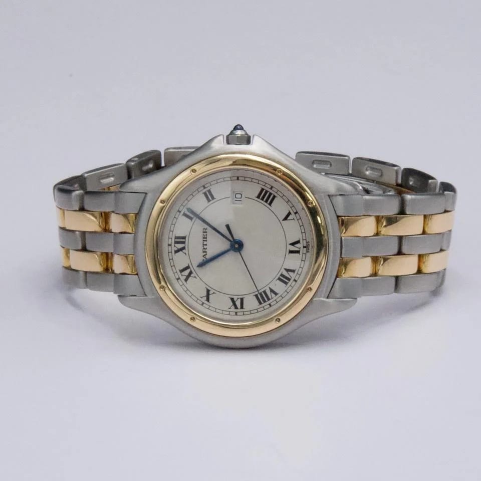 Cartier Cougar Panthere Cougar W35006B6 Two Tone Mens Watch — photo 2