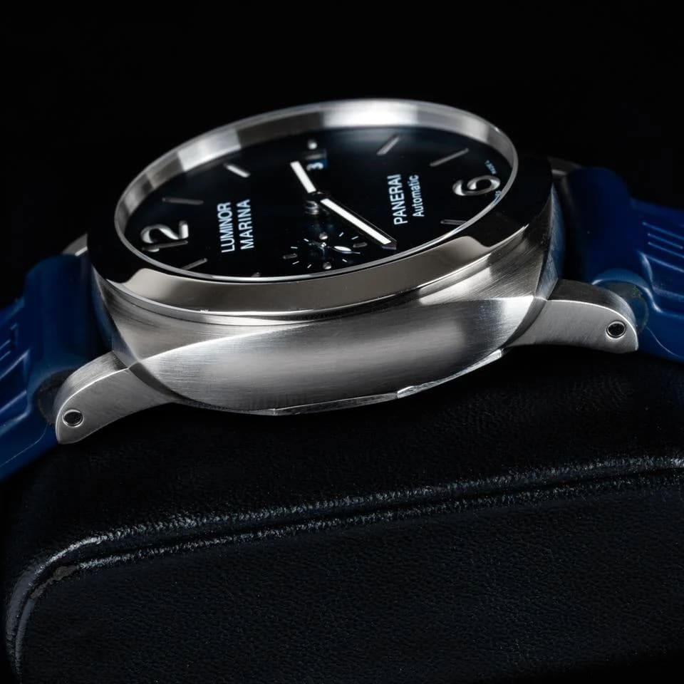 Panerai Luminor Marina 44mm Blue Dial PAM01313 Complete Warranty Coverage until 2028 - Extra OEM strap — photo 8