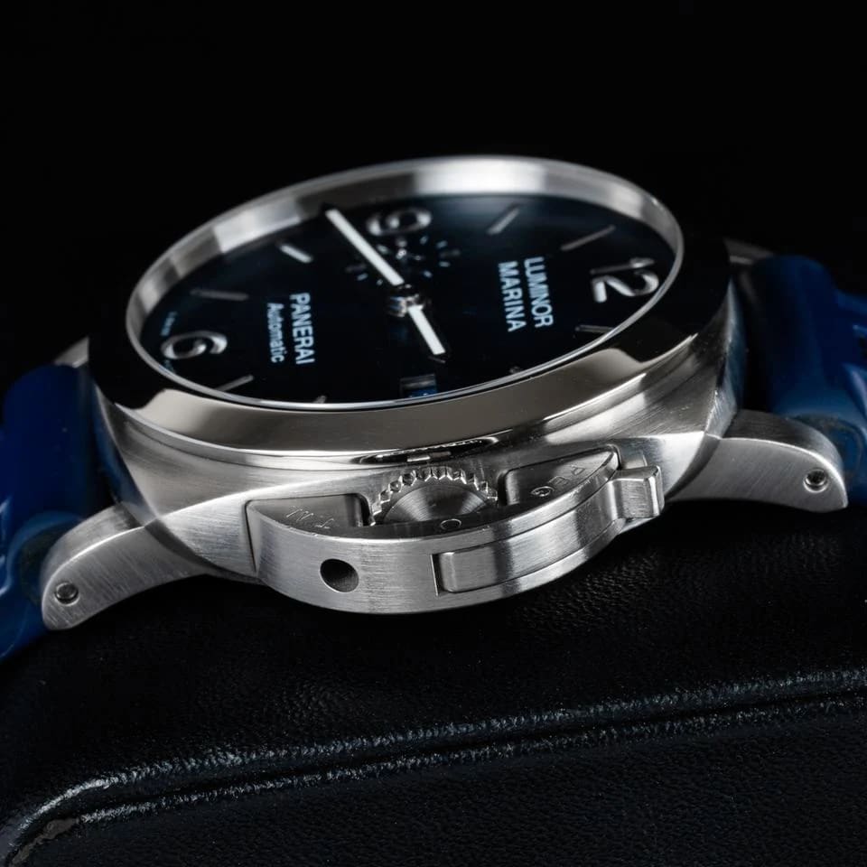 Panerai Luminor Marina 44mm Blue Dial PAM01313 Complete Warranty Coverage until 2028 - Extra OEM strap — photo 9
