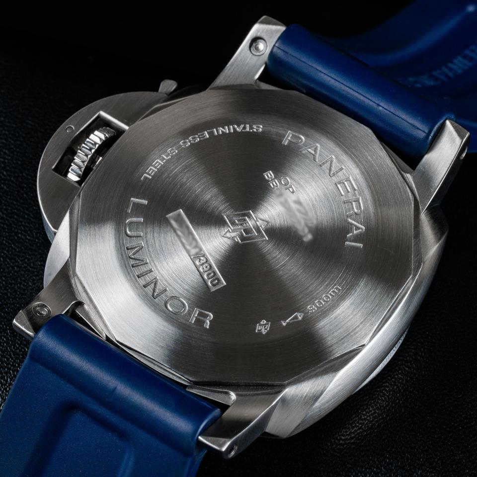Panerai Luminor Marina 44mm Blue Dial PAM01313 Complete Warranty Coverage until 2028 - Extra OEM strap — photo 10