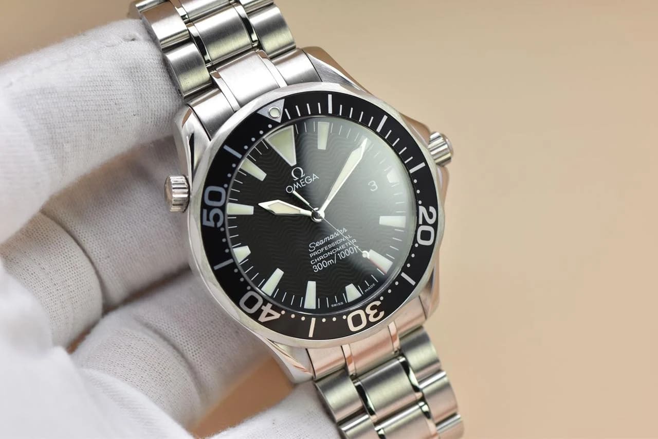 Omega Seamaster Diver 300 M Professional Chronometer 300M Automatic 41MM Steel "Peter Blake" Watch 2254.50 New Omega Factory Bezel — photo 2