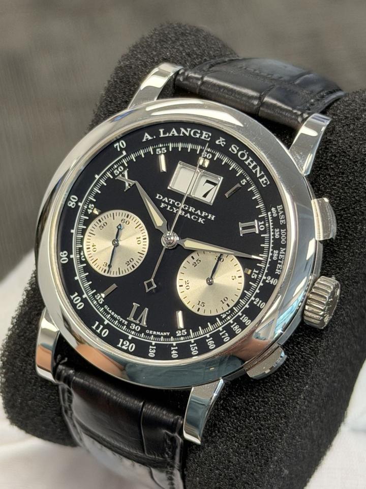 A. Lange &amp; Söhne Datograph In Stock RARE "METER" Dial Early Production Piece